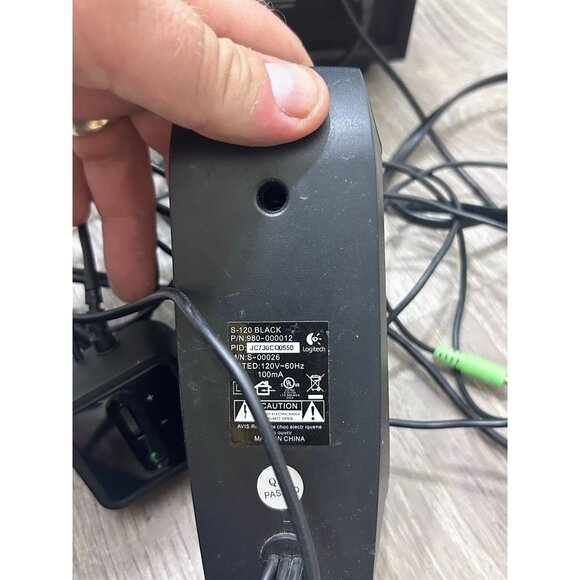 Logitech LS21 2.0 Stereo Speakers Sound System Music Audio Black - Picture 8 of 8